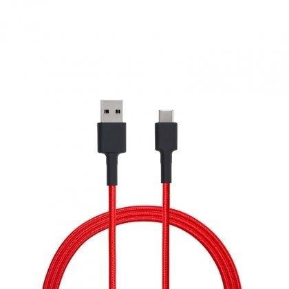 Kábel USB Xiaomi Mi Braided USB Type-C Cable 100cm červený