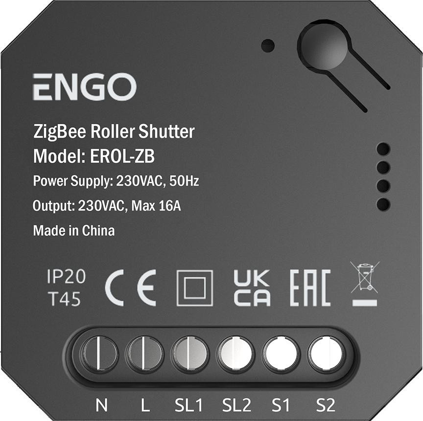 ENGO Controls EROL-ZB - Ovládač Roliet do systému ENGO Smart, ZigBee