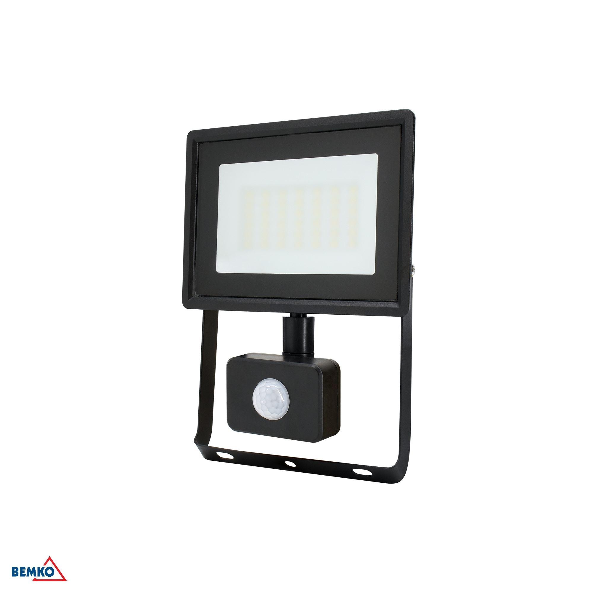 Reflektor LED SMD Kastel 30W 6500K 2550LM IP65 čierny cz. PIR