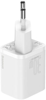 Nabíjačka Sieťová Baseus Super Si Quick Charger 1C CCSUP-J02 30W 1x USB-C PD 3.0 QC 3.0 Biela – Obrázok 5