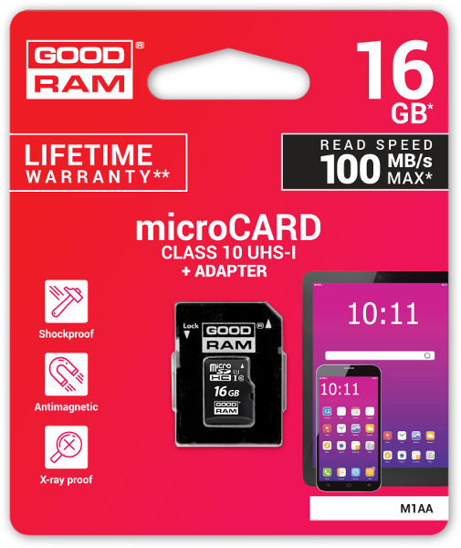 Karta pamäte microSD GoodRam UHS-I 16GB