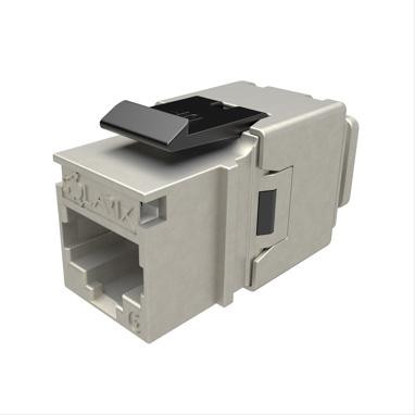 Modul Keystone szybkozaciskowy narzędziowy Solarix Cat.6 STP FTP RJ45 strieborný
