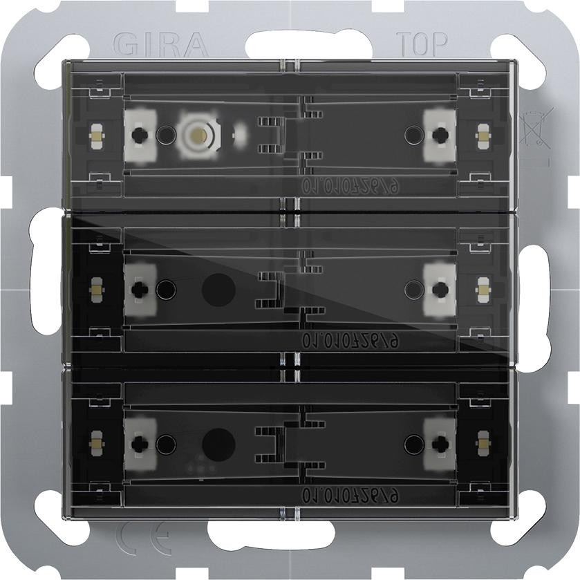 GIRA senzor tlačidlový 4 Standard 2x KNX Systém 55 501200