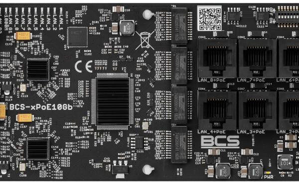 Prepínač sieťový POE BCS Power BCS-xPoE10Gb