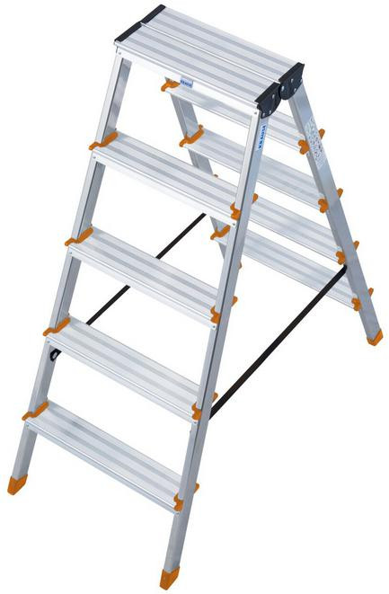 Obojstranný hliníkový rebrík Krause Dopplo 2x5