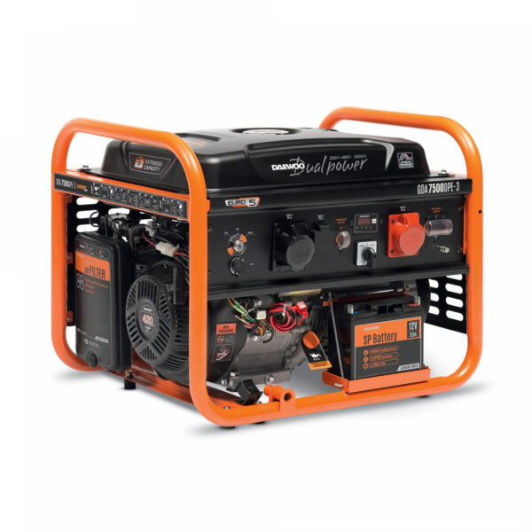 Agregát Generátor Daewoo GDA 7500DPE-3 6.5kW