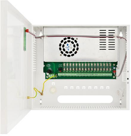 Napájací zdroj Impulzný Stabilizovaný do 16 kamier HD Pulsar HPSDC-12V16X1A 12V/15A/16×1A/Topic