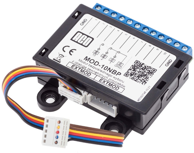 Modul obsluhy 10 tlačidiel zewnętrzynch ACO MOD-10NBP