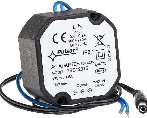 Napájací zdroj Impulzný Hermetický Pulsar PSC12015 12V/1,5A