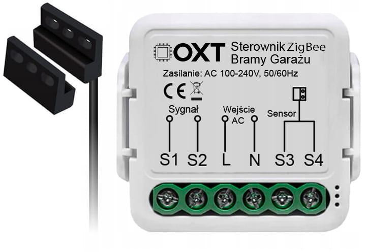 Modul OXT s sensorem do motora brány garażu ZigBee Tuya T250G