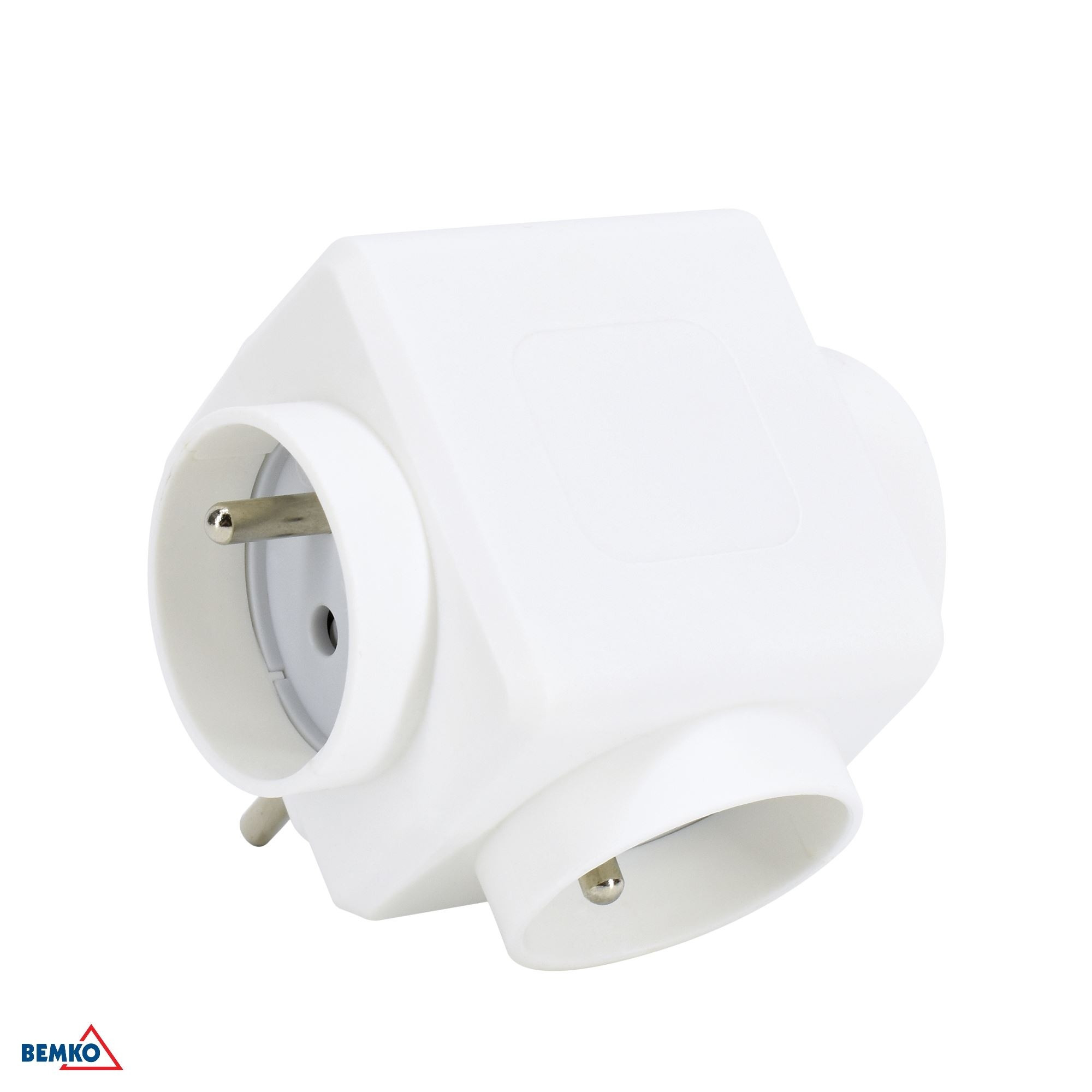 Rozbočovač +"0" 3xGN 16A + 2xUSB MAX.2.4A