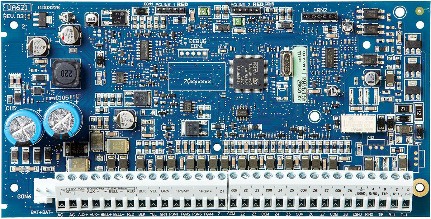 DSC Ústredňa HS2128 EU/Board ONLY/NO MAN HS2128PCBE
