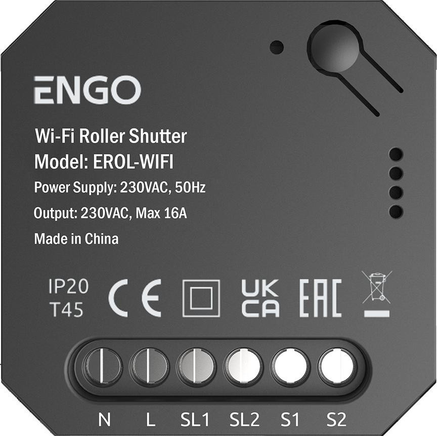 ENGO Controls EROL-WIFI - Ovládač Roliet do systému ENGO Smart, WIFI