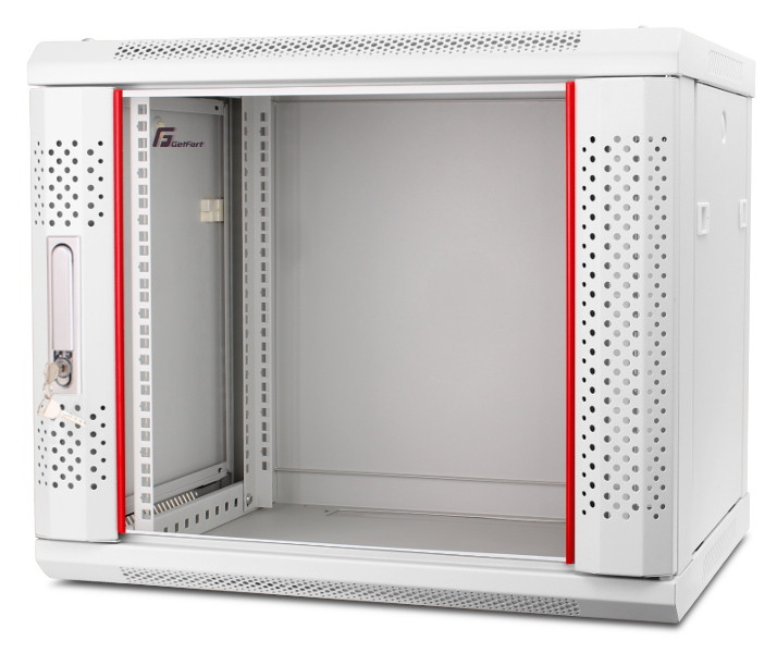 Skriňa RACK Getfort 19 Palcov 9U 600X450 Závesná Sivá