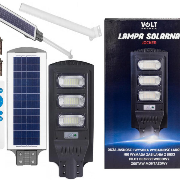 Lampa solarna Volt Polska Jocker 120 + panel 12W + 12.000mAh + diaľkový ovládač