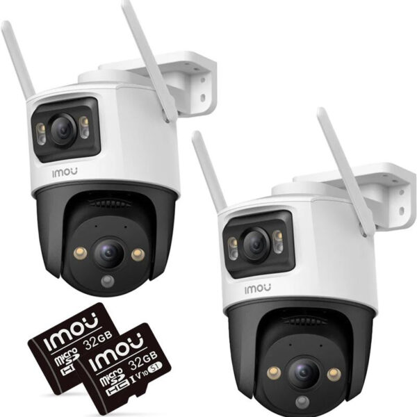 Sada 2 kamier IP IMOU Cruiser Dual 10MP (5MP + 5MP) s kartami pamäte 32GB