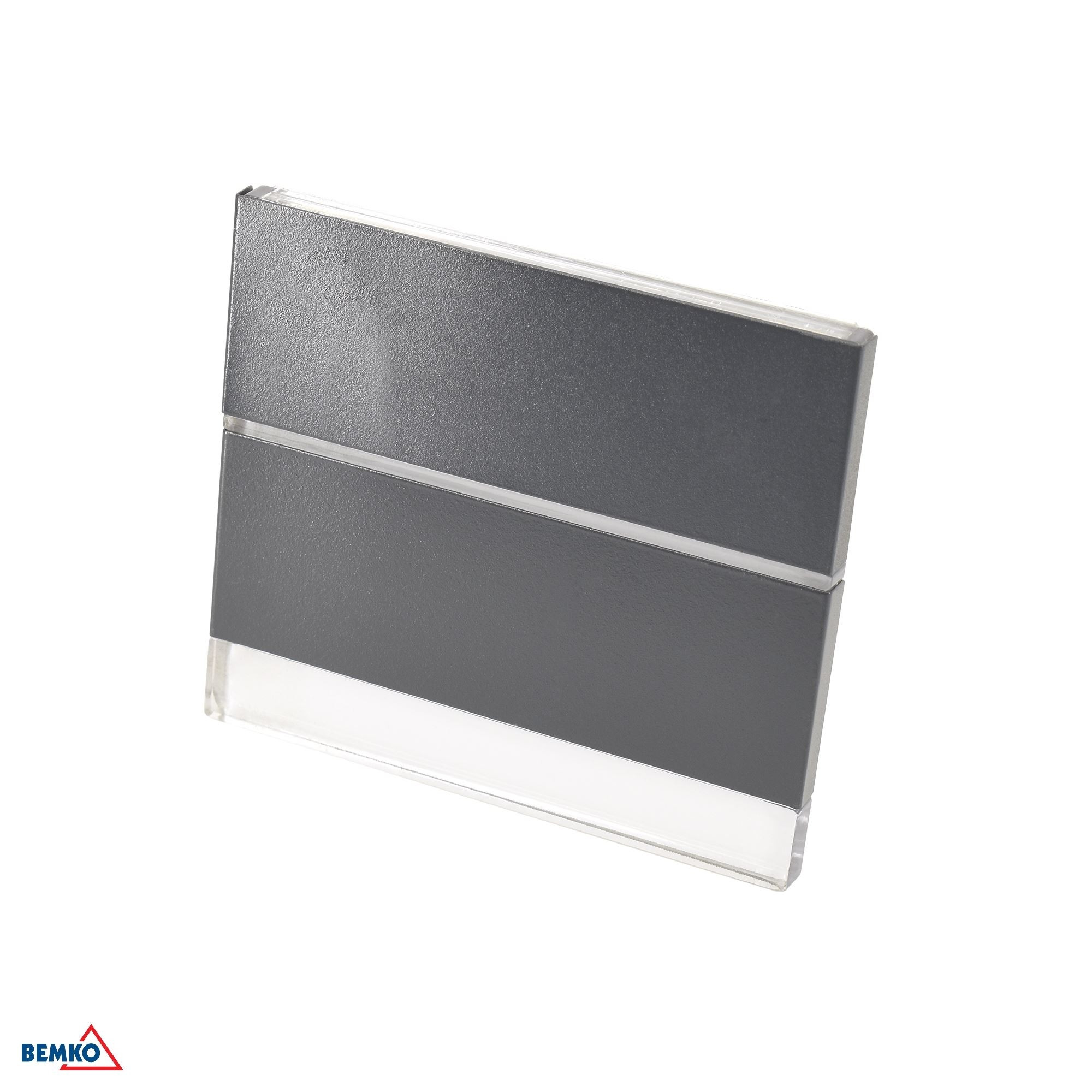 Svietidlo schodisková Stepper 3000K sivá 1.2W 12VDC 40lm