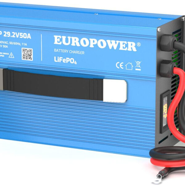Nabíjačka Usmerňovač do Akumulátorov LIFEPO4 Europower CH-LFP/12/50 14,6V 50A Konektor M8