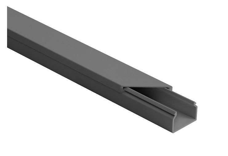 Lišta elektroinštalačná ks Sivý SLS 15x10 2m (Balenie 10 ks)