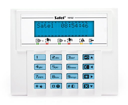 SATEL Ovládací panel VERSA-LCD-BL