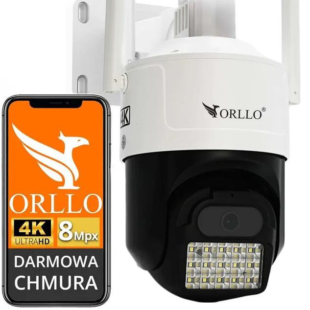 Kamera IP Orllo Z17 ULTRA 4K vonkajšia otočná GSM na kartu SIM 8MPx