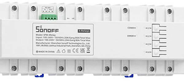 Inteligentný prepínač Sonoff SPM 4Relay
