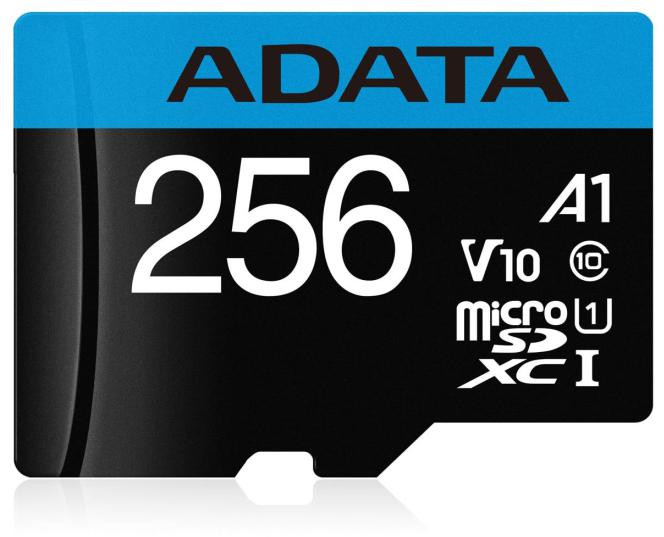 ADATA karta microSD Premier 256GB UHS1/CL10/A1+adapter