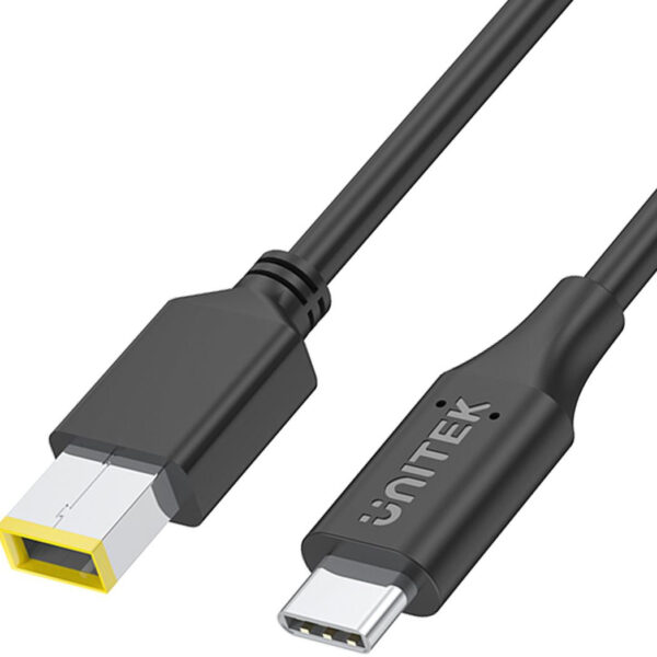 Kábel napájací Unitek do Lenovo 65W USB-C - DC11*4,5mm