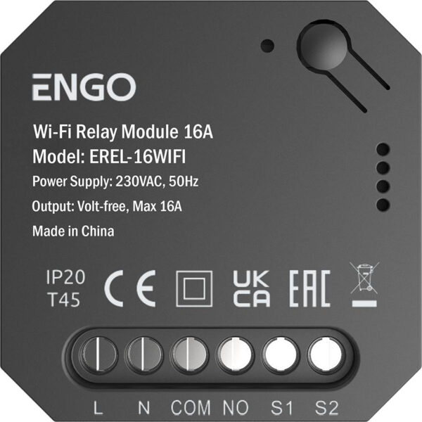 ENGO Controls EREL-16WIFI - Smart Relay - inteligentný relé WIFI do systému ENGO Smart