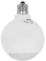 Reproduktor guľový HQM-SK313 3W 100V závit E27 Biely