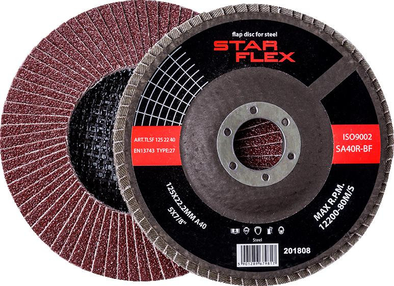 Kotúč listová Star Flex Oceľ T29 125-22 gran 40 TLS1252240