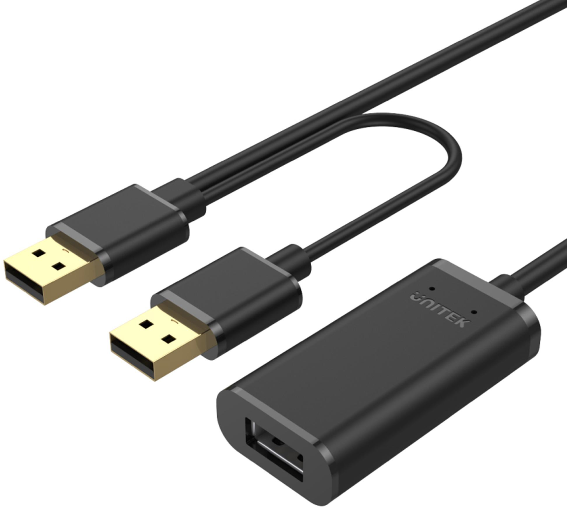Zosilňovač signálu Unitek Y-278 USB 2.0 10m