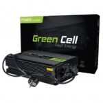 Menič Napätia Invertor Green Cell 12V / 230V 300W/600W Čistá Sínus INV07