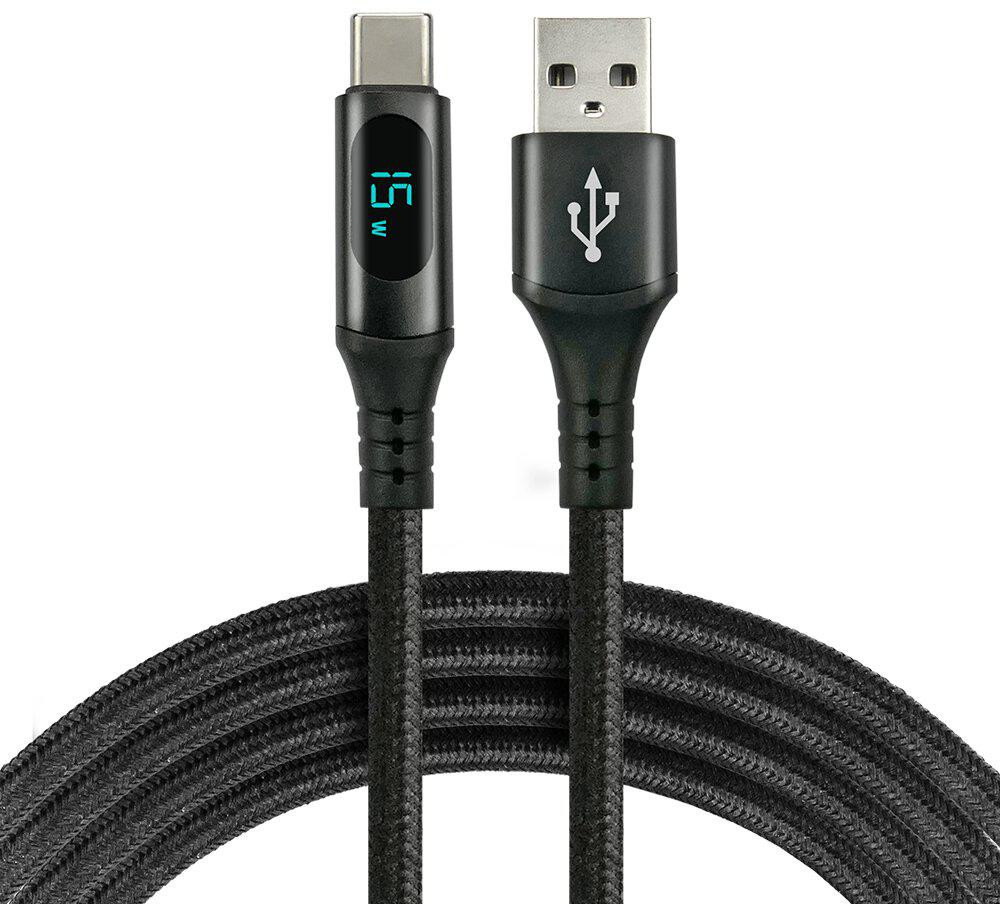 Kábel USB-A / USB-C LCD everActive CBB-2CBL 200cm 3A