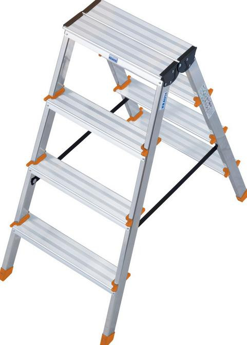 Rebrík hliníková obojstranná Krause Dopplo 2x4 120403