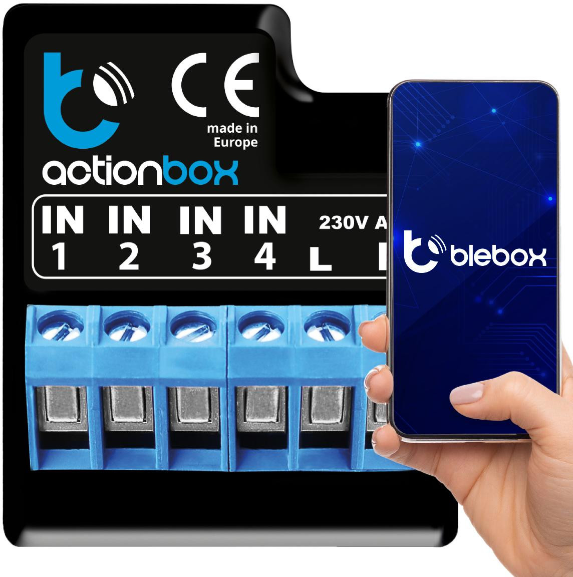 Modul vchodov binárnych actionbox BleBox